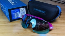 Tifosi Sledge Lite Crystal Pink Interchangeable Sunglasses - NOS