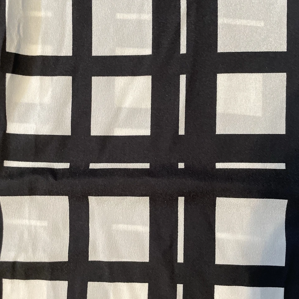 Top túnica para mujer Anthropologie Weston Wear negro grande carrera verso bloqueado Foto 3 de 4