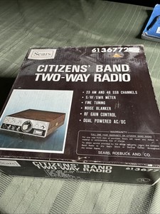 Sears Citizens Band Two-Way Radio 6138081 Complete In Box