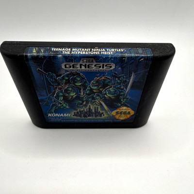 Teenage Mutant Ninja Turtles Hyperstone Heist Sega Genesis Konami Cart