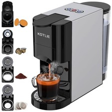 4in1 Kompakt Kaffeemaschine Kapselmaschine Pa...