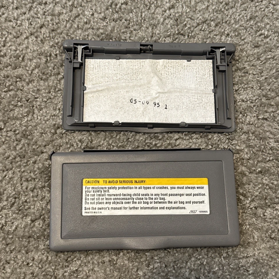 1995 Chevy Impala Window Visor Mirror Replacement Set of 2 - Image 2 of 4