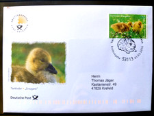BRD 2016 FDC Tierkinder- Graugans ,  - Sonderstempel