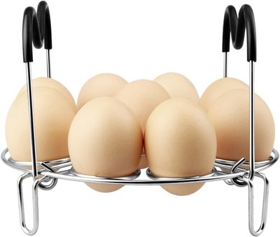 Egg Steamer Rack Trivet W/ Heat Resistant Handles Instant Pot Accessories