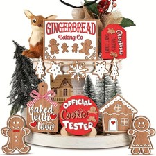 Plateau de Noël décor. Décoration saison de Noël. Décor de vacances.