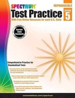 Carson Dellosa Education Spectrum Spectrum Test Practice, Grade 5 (Taschenbuch)