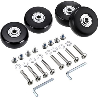 Kofferraumwagen Rollen 50x18mm Rubber Metal Castors Lager Kits
