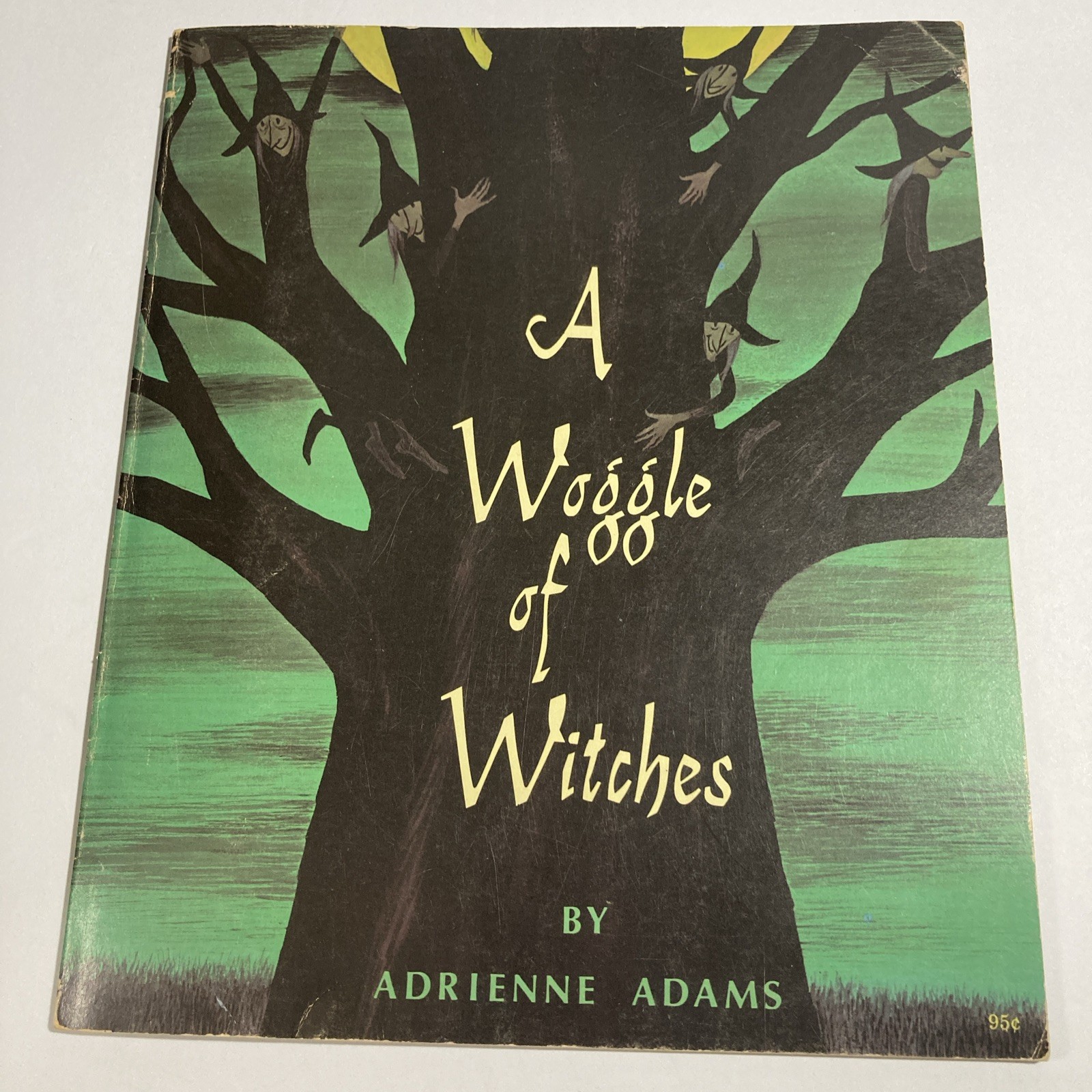 A Woggle of Witches by Adrienne Adams 1971 1st Edition Paperback Scribner’s Sons