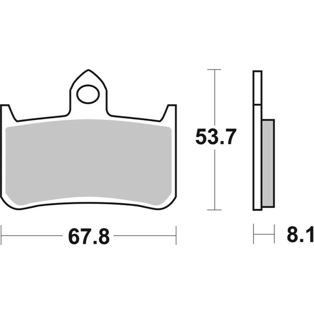 Brembo 07HO28RC BRAKE PADS ORGANIC RACING - Image 3