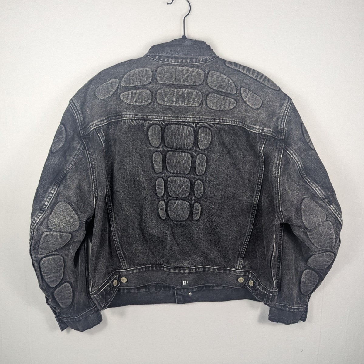 Yeezy Gap Engineered By Balenciaga Padded Denim Jacket Washed Grey