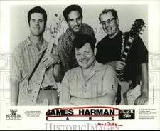 1992 Press Photo Members of the James Harman Band, blues musicians. - hcp54977
