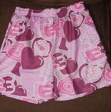 Eric Emanuel EE Basic Shorts Heart Pastel Valentines Pattern Medium Mesh Gym