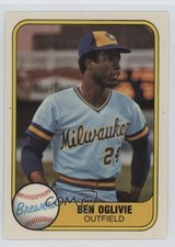 1981 Fleer Ben Oglivie #508 12ps