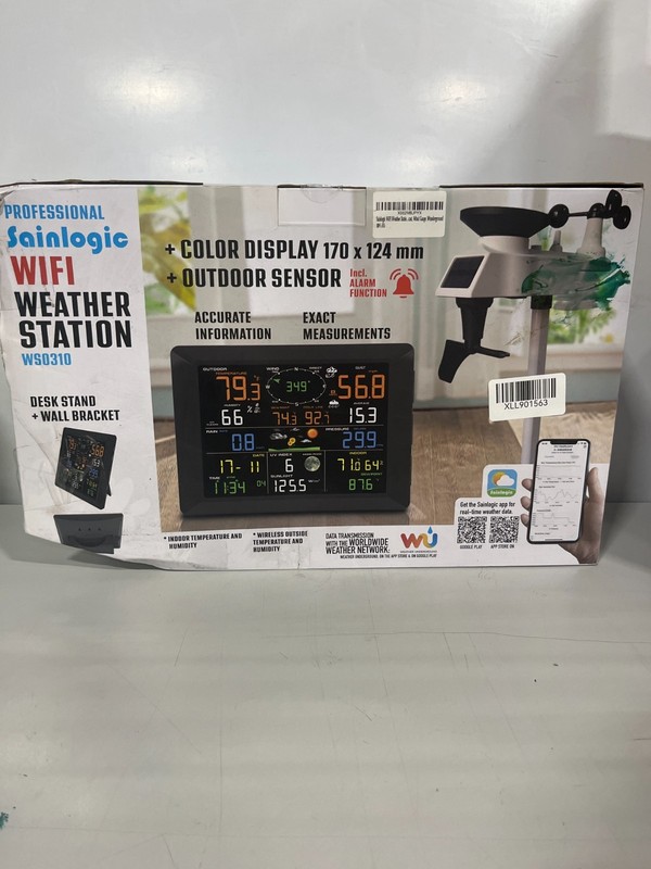 Professional Sainlogic WIFI Weather Station WS0310-NEW SEALED