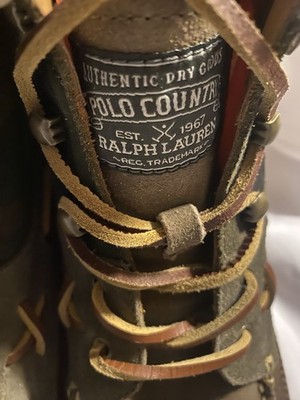 POLO COUNTRY ブラウン ワークブーツ　25.5 Polo Country Ralph Lauren Ranger Mid Camo Brown Suede Leather