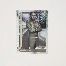 2025 Topps Chrome F1 Lewis Hamilton Ferrari Negative Refractor #4 Base