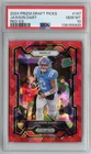 2024 Panini Prizm Draft Jaxson Dart RED ICE Prizm Rookie RC #147 PSA 10 GIANTS