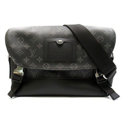 LOUIS VUITTON Messenger voyage PM M40511 Monogram Eclipse Schultertasche bla...