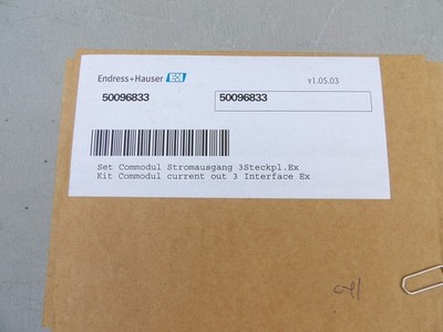 NEW Endress Hauser 50096833 Kit Sub PCB Sealed Circuit BoardNEW Endress+Hauser