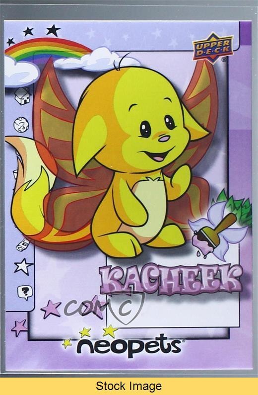 2022 Upper Deck Neopets Weekly Faerie Paintbrush Kacheek #2F READ 0wt3