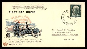 Mayfairstamps Australia FDC 1961 Antarctic Territory 50th anniversary of Antarct
