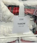 Winter Tartan Velour Fleece  Throw