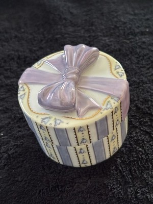 Ardleigh Elliott Dearest Daughter Heirloom Porcelain Music Box Trinket Vintage