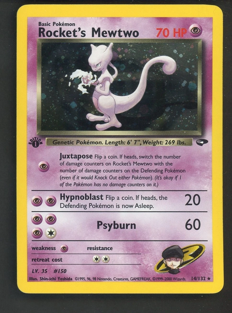 Pokémon Mewtwo Pokémon TCG Gym Challenge Individual Collectible