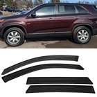 Set of Window Visors Rain Wind Guards Fit Kia Sorento 2011 2012 2013 2014 2015