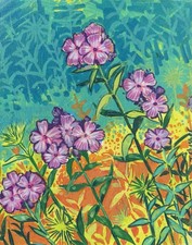 Garden Original Acrylic Painting On 8x10 Canvas Signed By Artist Tiffany Chesser