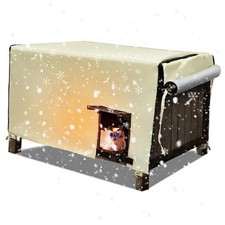Cat House Cover Outdoor Winter 35 x 22.5 x 19.7 Inch Dog Crate, Weatherproof