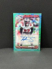 2024 Topps Chrome Tykee Smith /199 Aqua Refractor Auto #RA-TSM Buccaneers RC