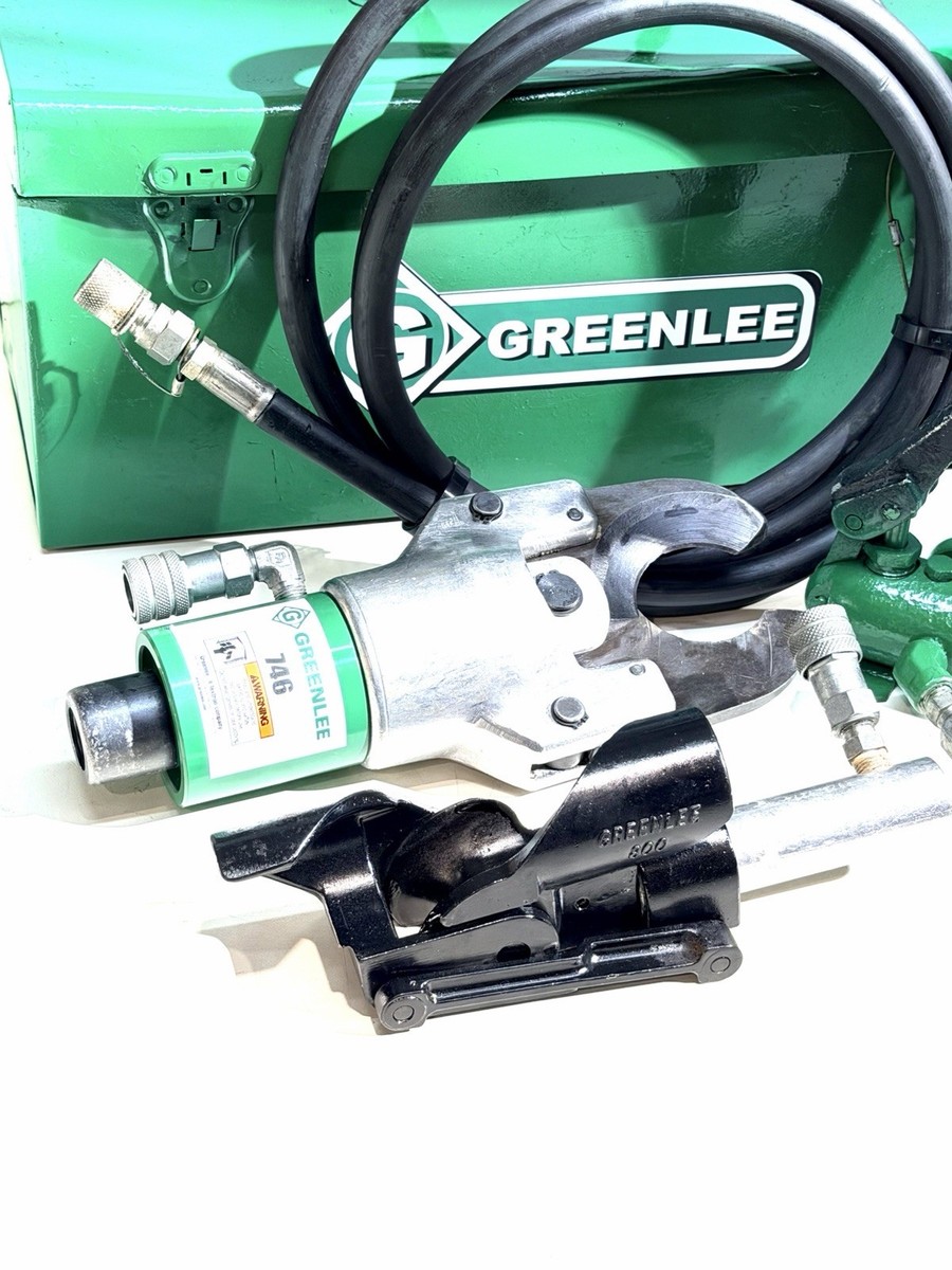 Greenlee 800 Cable Bender + 750 Hyd. Cable Cutter + 746 Ram + 767