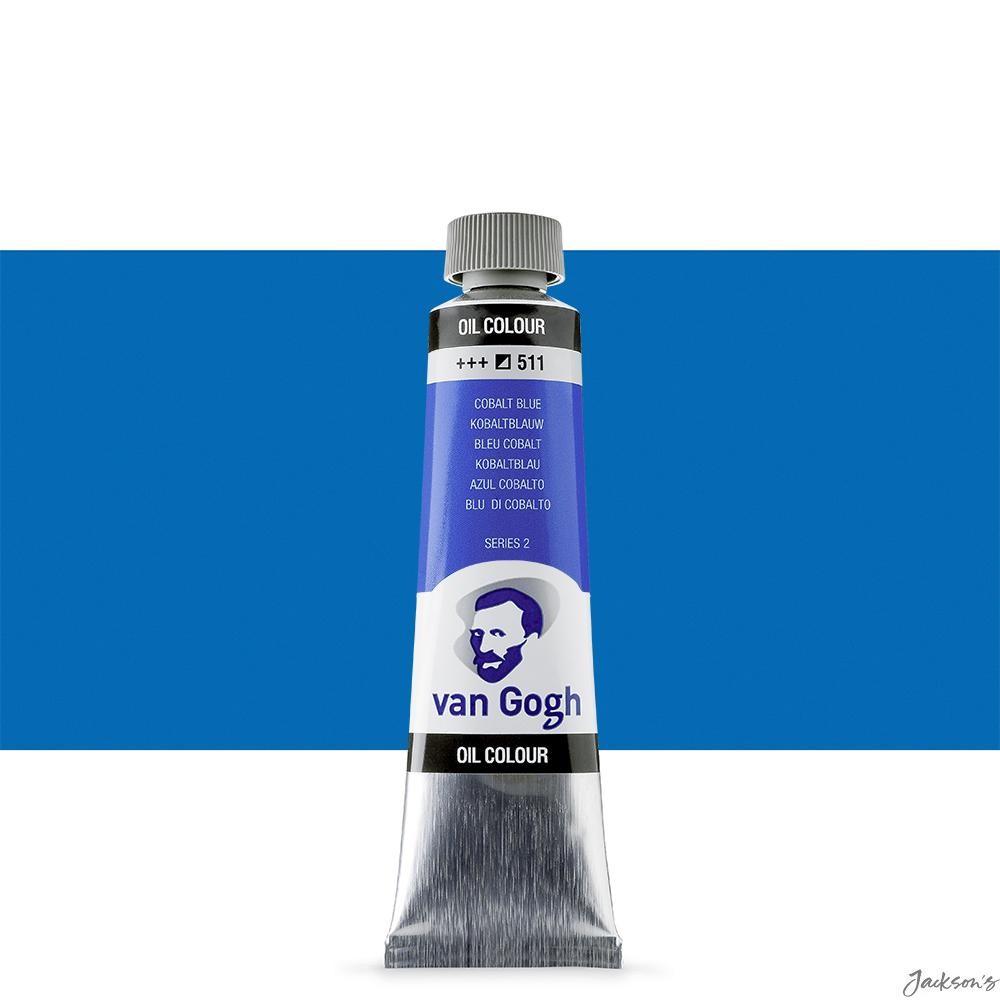 Royal Talens Van Gogh Oil Paint Tube 40ml Cobalt Blue S2 For Artists