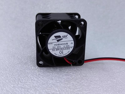 1PCS  HXH HDB0424VB DC24V 0.30A 4CM 2-Wire Inverter Cooling Fan