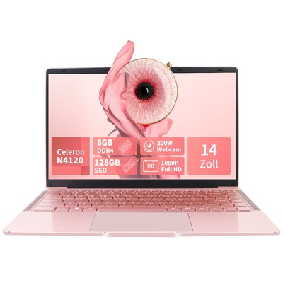 LONGEVINCE 14 Zoll Laptop, 8 GB RAM 256G SSD,DDR4,Ultrabook Laptop