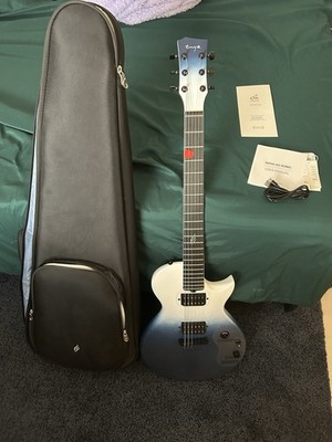 Enya Nova Go Sonic Smart Electric Guitar Carbon Fiber Blue