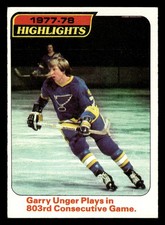 1978-79 Topps Garry Unger #5 - St. Louis Blues - EX