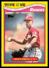 1989 Topps Toys R Us Rookies #17 Ricky Jordan RC Rookie Card QTY Available. rookie card picture