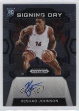 2024-25 Panini Prizm Draft Picks Signing Day Keshad Johnson #SD-KES Auto 1as3