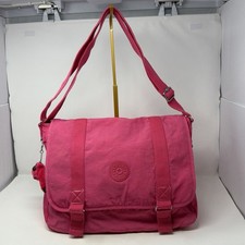 Borsa per laptop Kipling rosa messenger tracolla tracolla viaggio scimmia charm grande