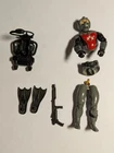 PARTS - 1985 HASBRO GI JOE COBRA EELS v1 FROGMAN FIGURE - BROKEN
