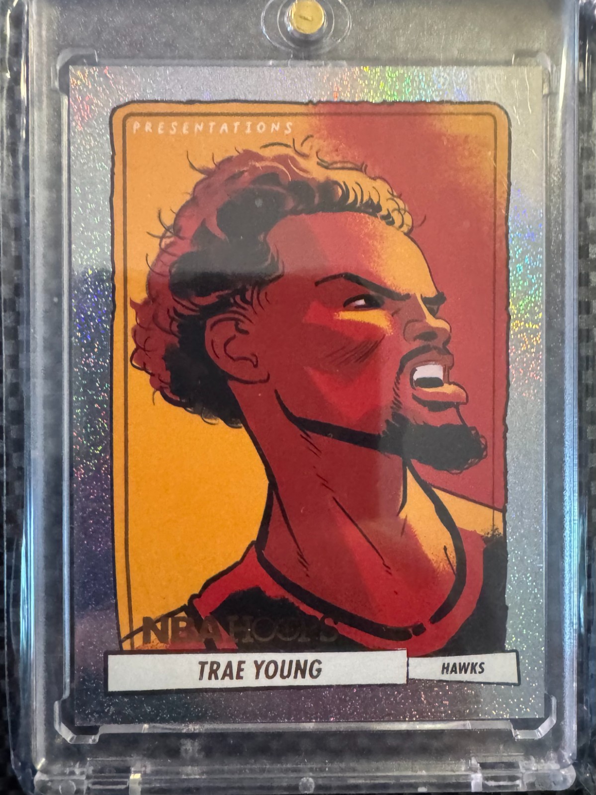 Panini 2023-24 NBA Hoops Trae Young Presentations CASE HIT #8 SP