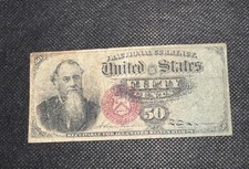US 50c Stanton Fractional Currency Note 4th Issue