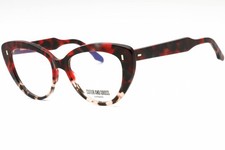 Cutler and Gross CG1350 003 Red Havana 56mm Eyeglasses New Authentic