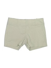 Ann Taylor Women Green Khaki Shorts 2