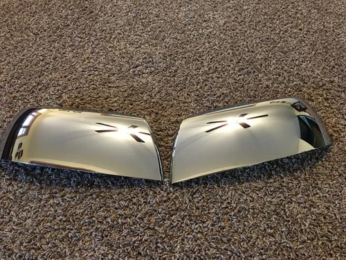 Toyota Tundra Chrome Side Mirror Covers Caps 2pc Set OEM