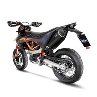 Leovince LV Nero Auspuff Schwarz Passend FüR KTM 690 Enduro R 2019-2024