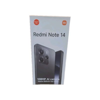 Xiaomi Redmi Note 14 4G Smartphone (6,67 Zoll, 108 MP, 128GB Midnight Black)