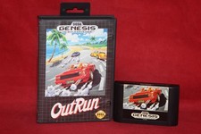 OutRun (Sega Genesis, 1991) Authentic Game Cartridge + Case